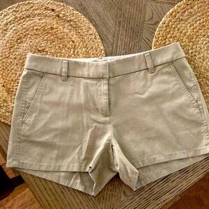 J.Crew khaki chino shorts